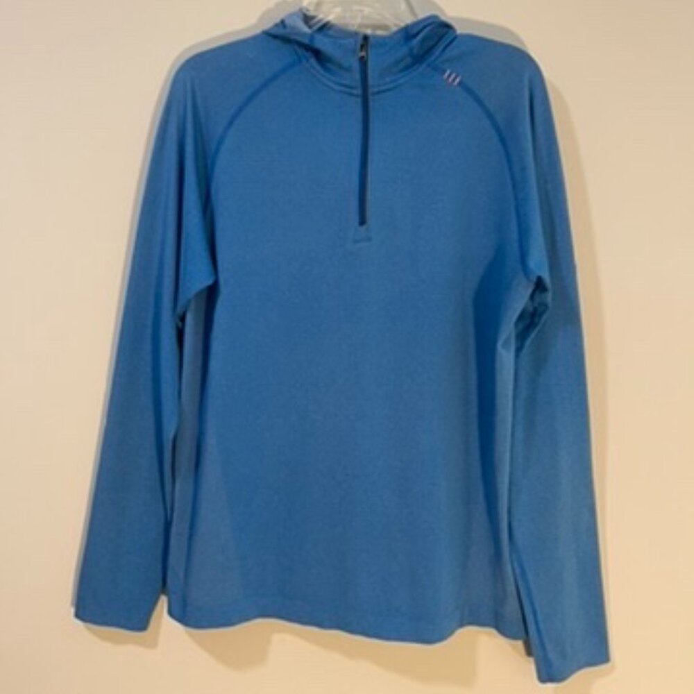 Mens Lululemon Metal Vent Hoodie - Medium - Light Blue